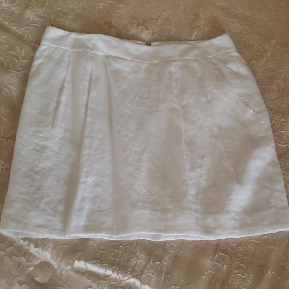 NWOT, DKNYC Linen Mini Skirt, 10